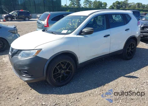 2016 Nissan Rogue S/Sl/Sv из США, поврежденный, VIN KNMAT2MV4GP690348